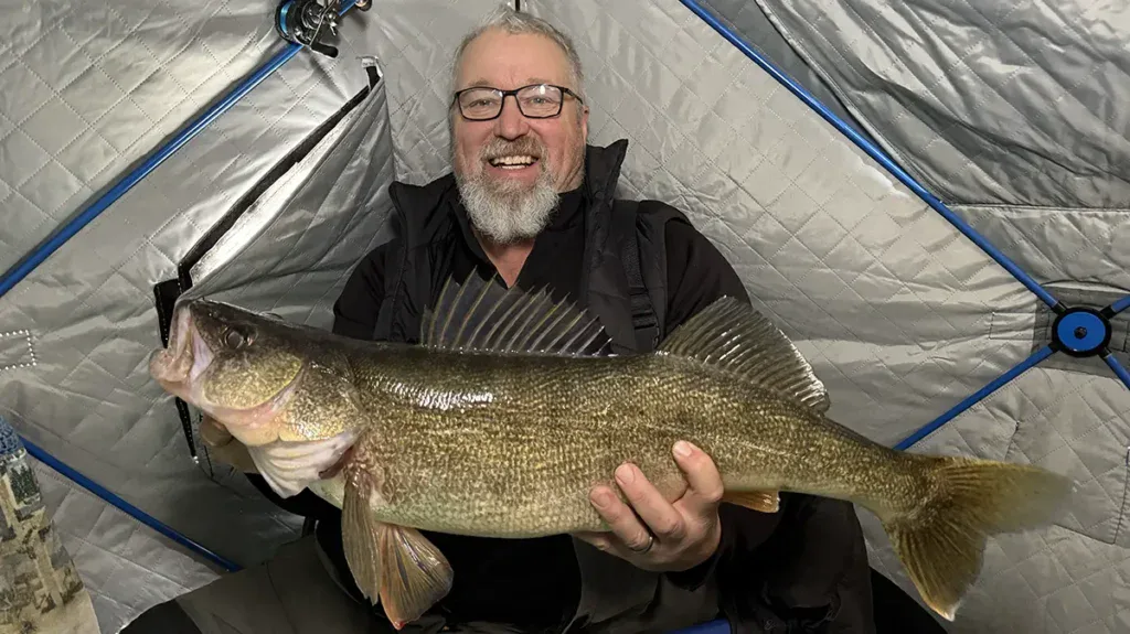 Judd Reed and walleye