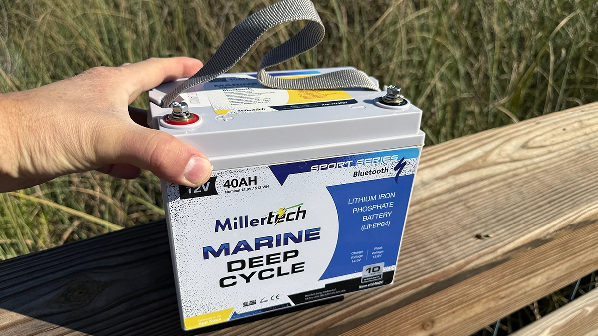 Millertech 12v 40ah Sports Series Lithium Battery
