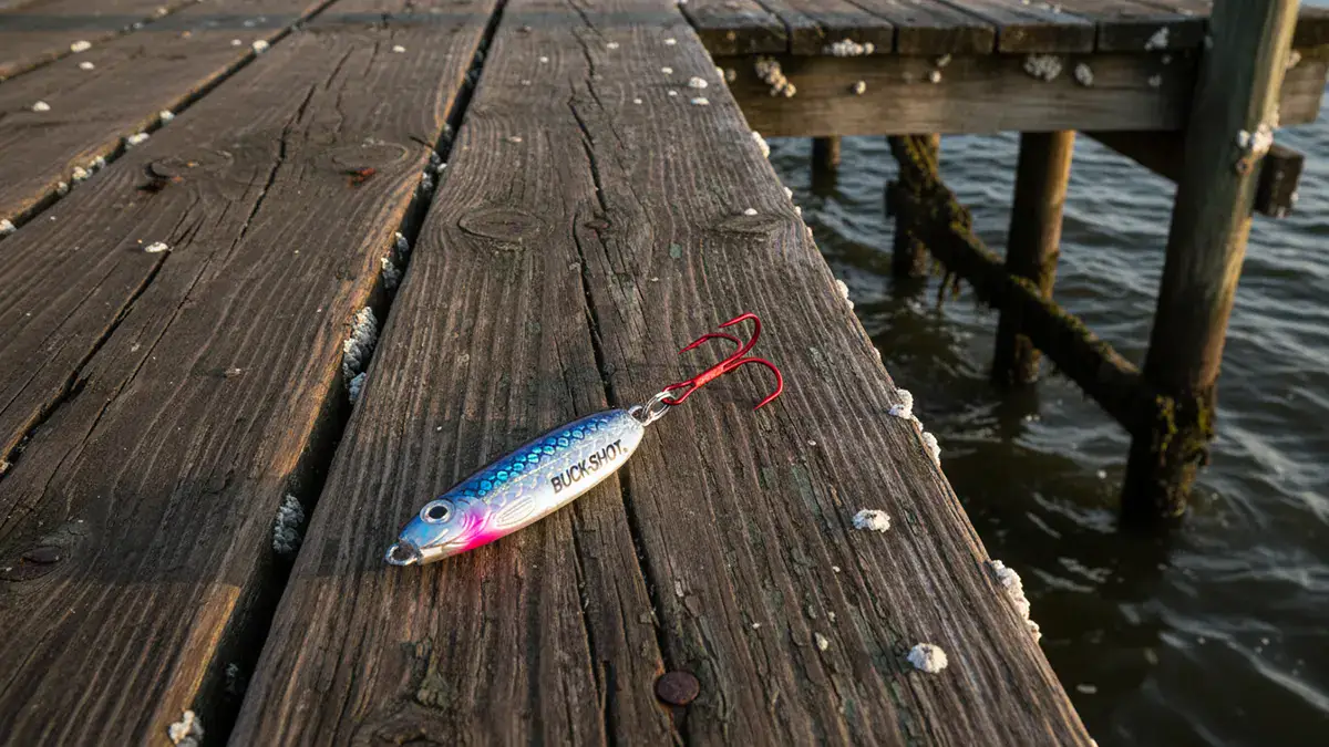 A Northland Buck‑Shot Rattle Spoon