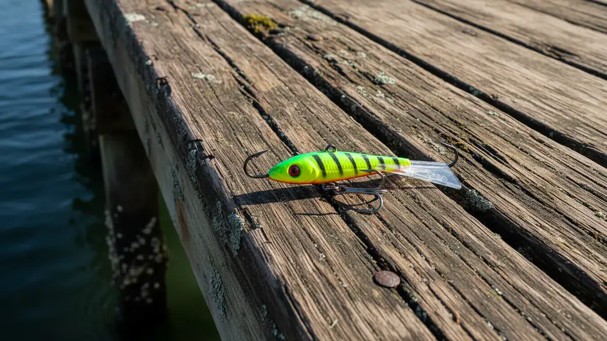 A Northland Puppet Minnow lure