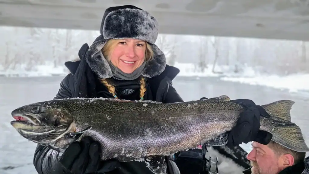 Trout fishing the Salmon River