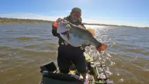 Veteran Kayak Angler Caught And Released 18.75-Pound California Bass