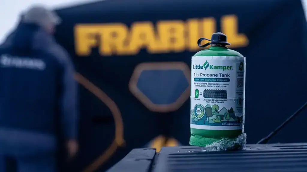 Little Kamper Propane ice fishing