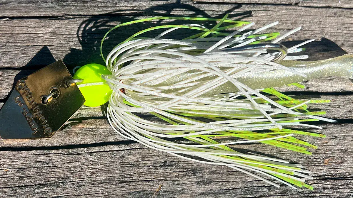 There likely isn’t a better bait for bass fishing in March than a vibrating jig.