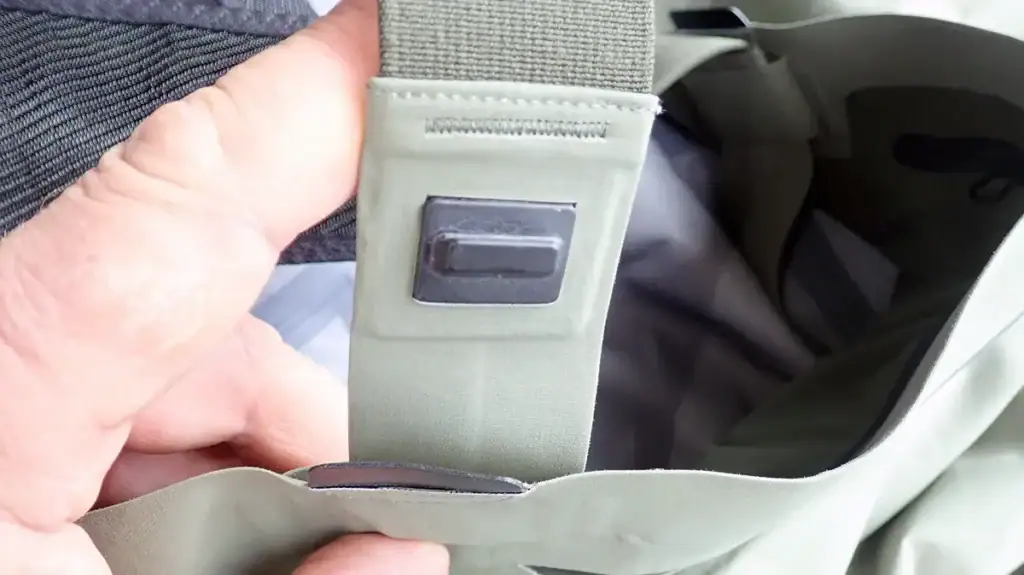 Skwala Carbon Waders in use