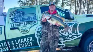Twin Brothers Land First Lunkers for Arkansas Lake