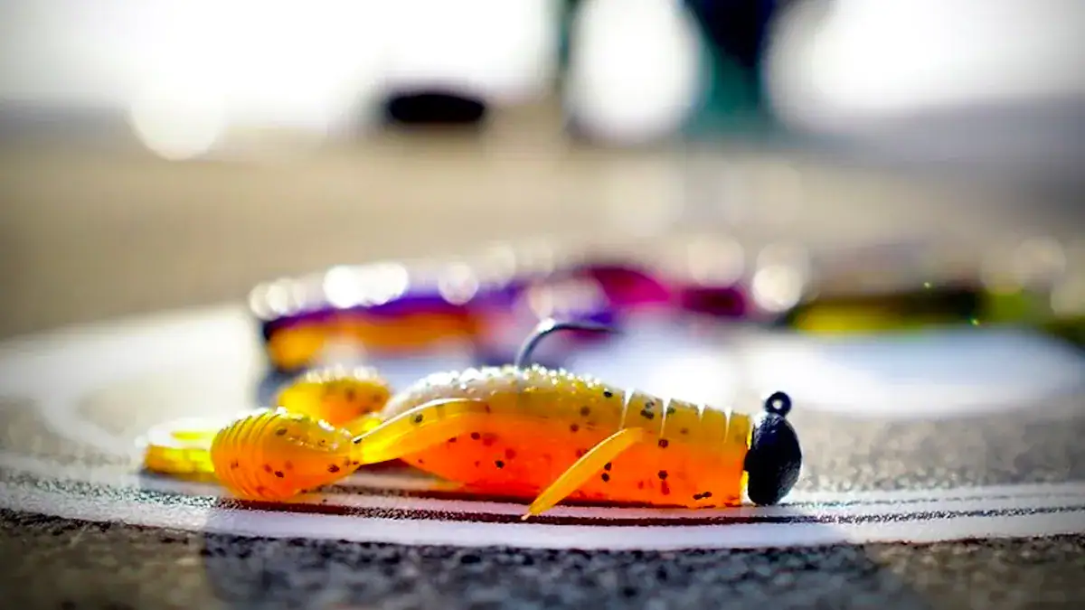 A Do-It molds Katana Kraw soft plastic lure.