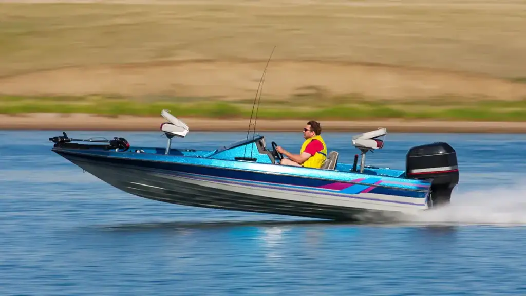 old fiberglass bass boat