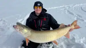 Massive 52-Inch Pennsylvania Muskie Caught Through Ice