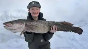 Record 23.04-Pound Lake Nipigon Burbot Caught By 14-Year-Old
