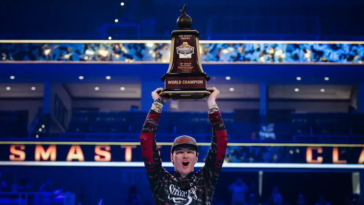 Easton Fothergill wins the 2025 Bassmaster Classic.