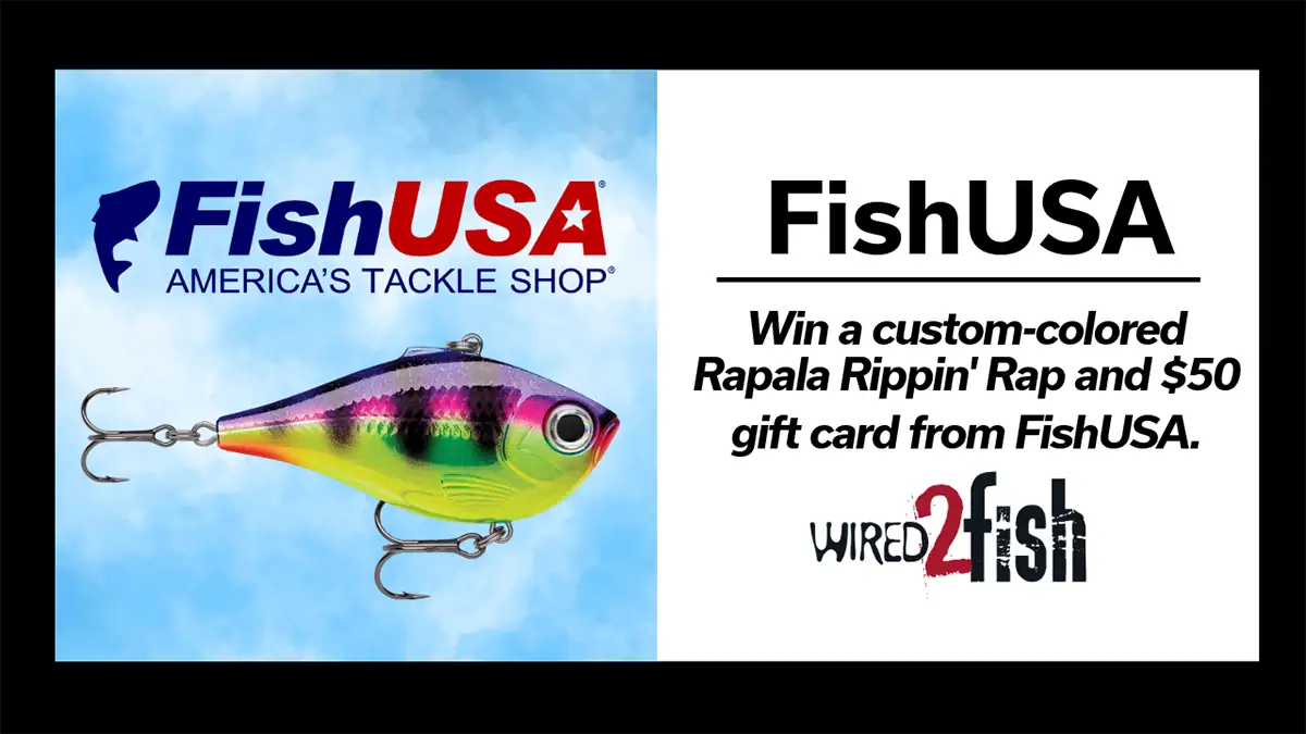 FishUSA Rapala Rippin Rap giveaway
