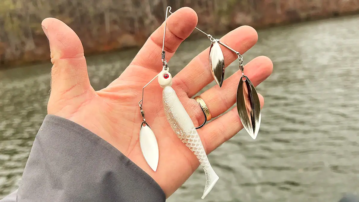 The Flatlands P.T. Flash Spin Spinnerbaits Triple Willow.