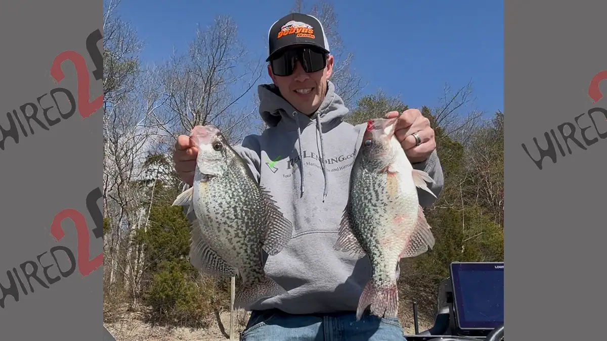 Stable water in the low 60s sends Lake Cumberland crappie to the bank, and anglers like Zeke Reynolds take full advantage.