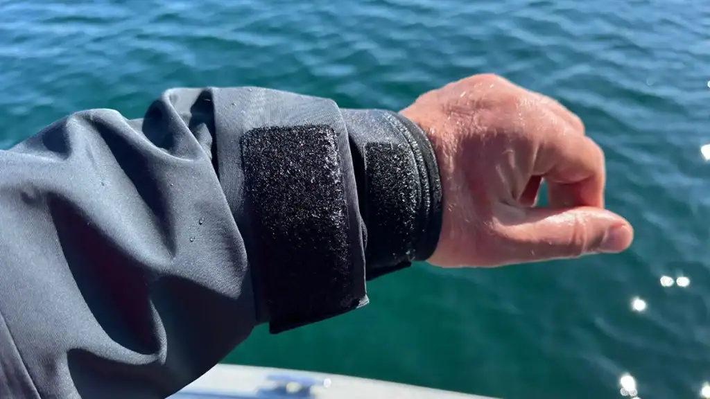 Mustang Survival Taku Rainsuit and life jacket