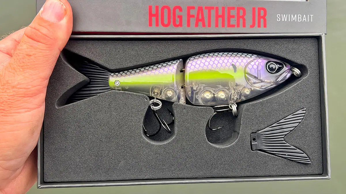 The foam storage that secures the Hog Father Jr. in its packaging.