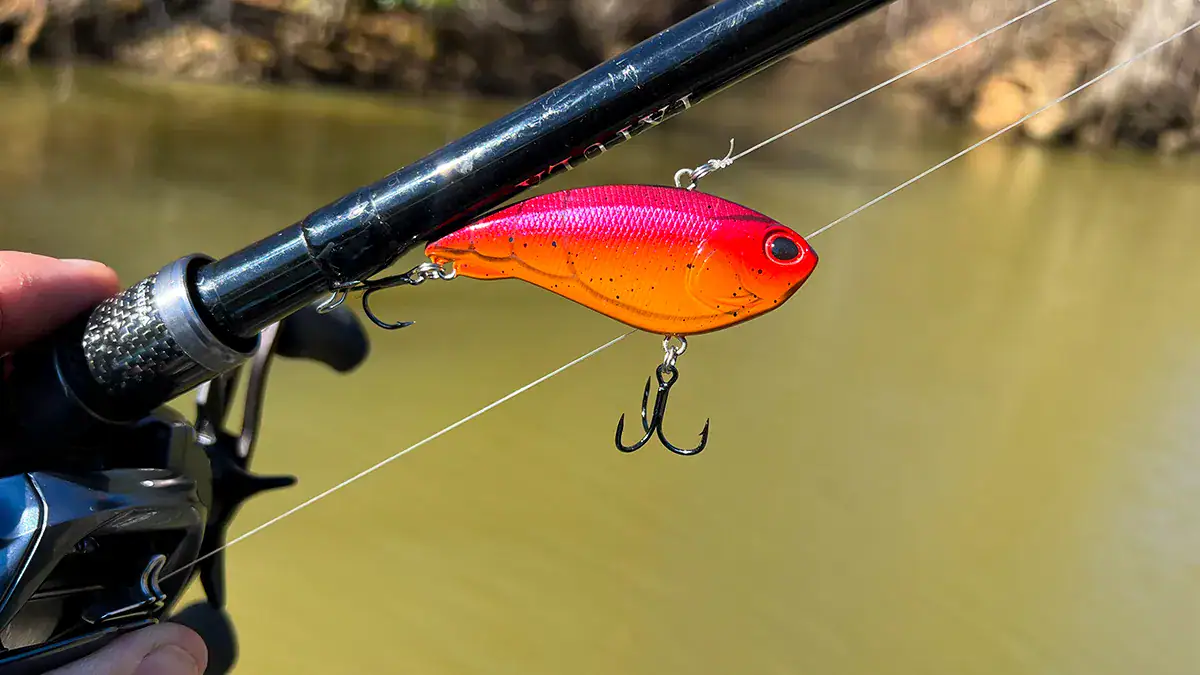 Lipless crankbait produce well during the immediate pre-spawn, especially around submerged vegetation.
