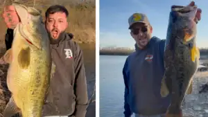 9-Pound Ohio Giant Bass Caught From Shore
