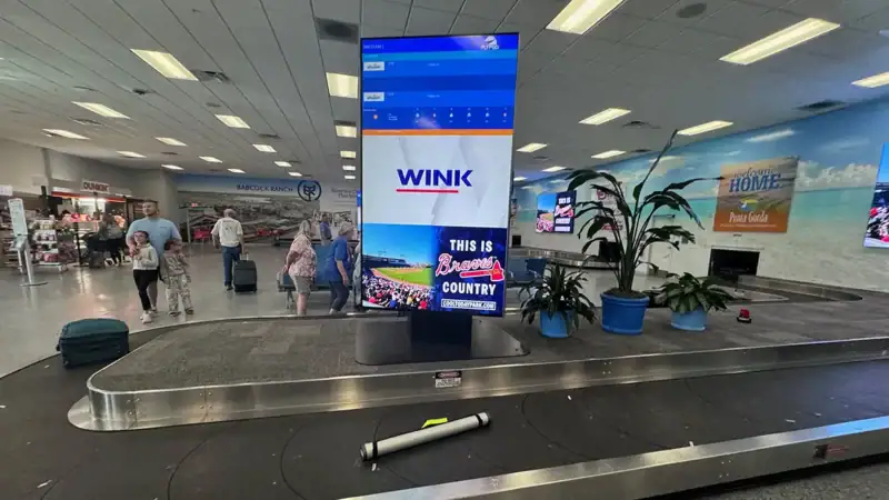 fishing rod at baggage claim