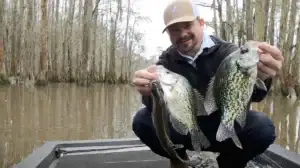 These slabs were all caught in two feet of water in a dead-end canal under a cork.