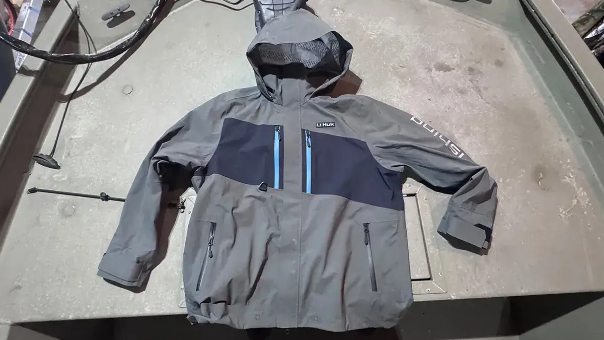 Best Fishing Rain Suit: HUK Pro Series Jacket.