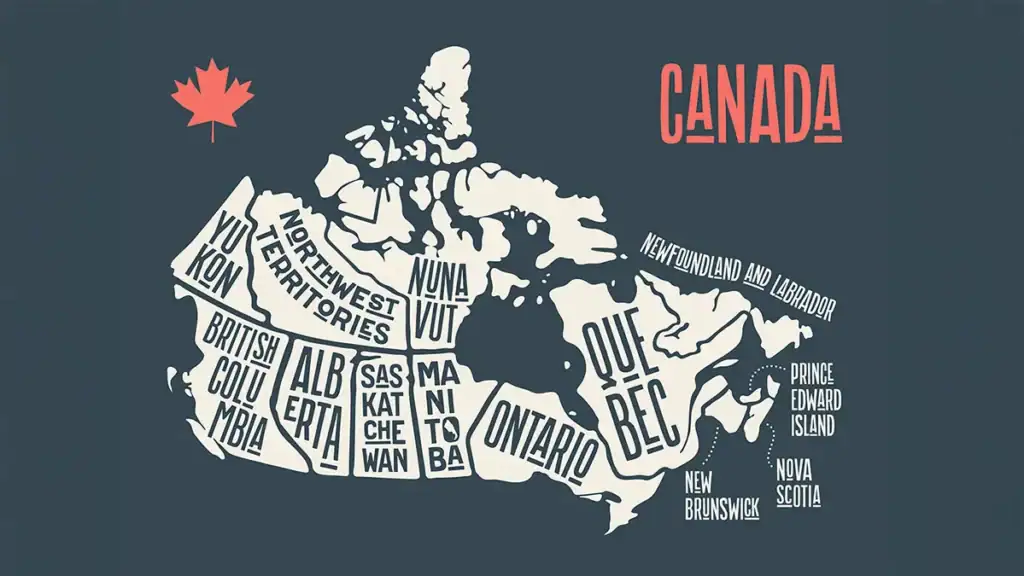 Map of Canada