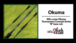 Okuma TCS B bass rods