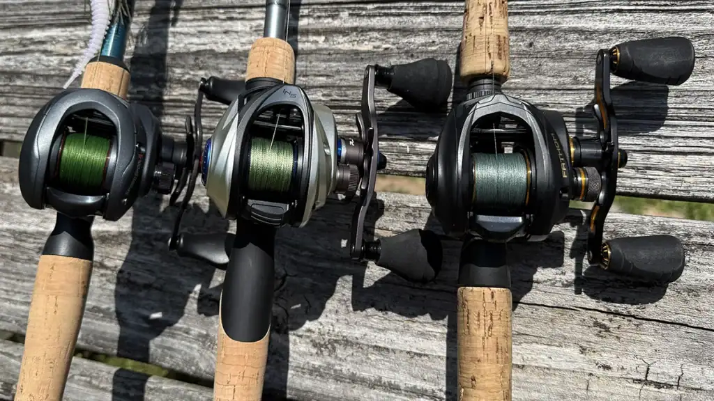 Baitcasters with braided line