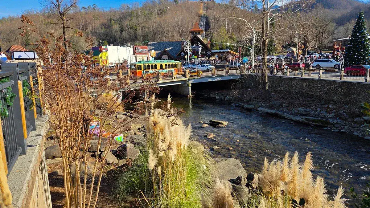 A view of Gatlinburg, Tennessee.