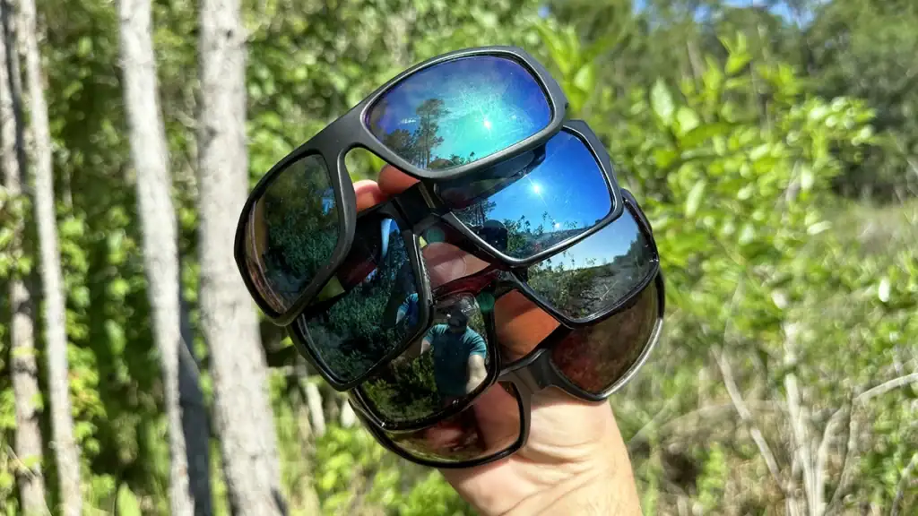 Sunglasses in hand