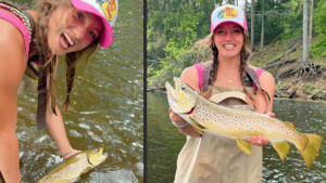 College Track Star Catches-And-Releases Giant 28-Inch Inland River Brown Trout