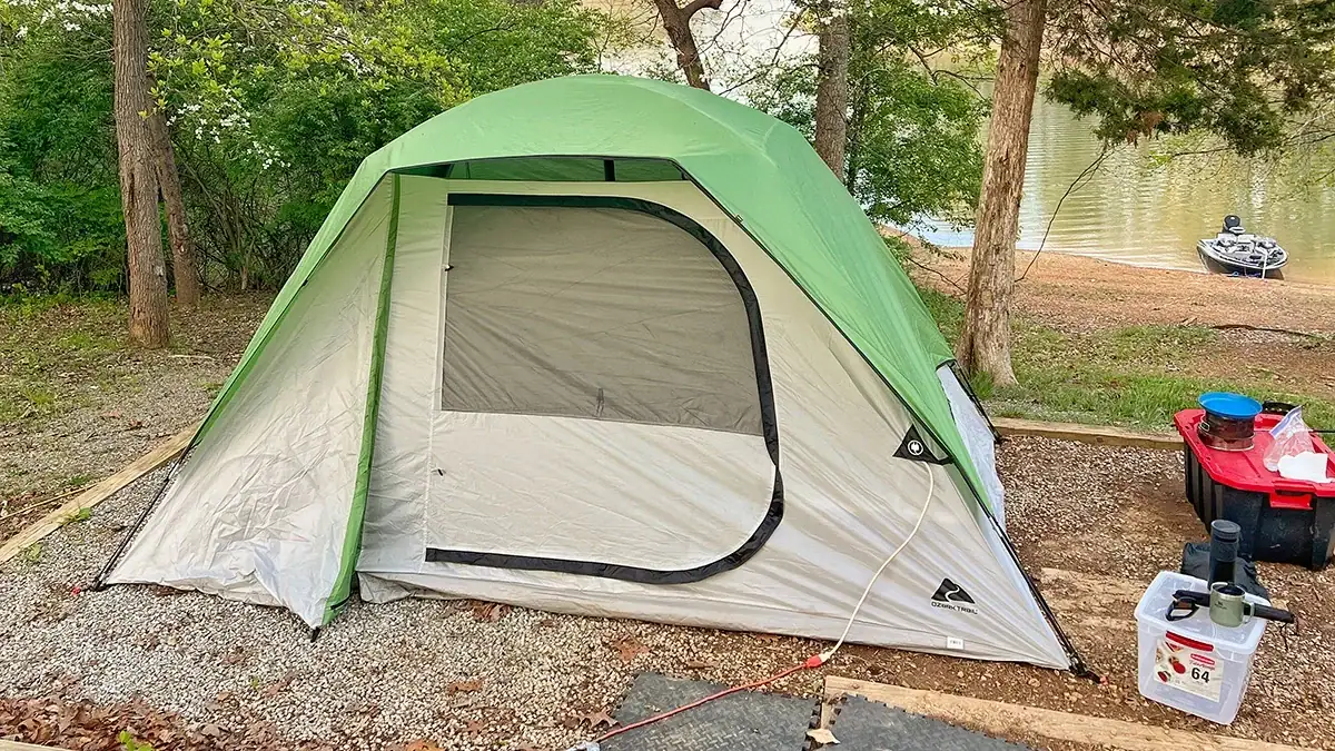 Camping instead of staying in a hotel for multi-day fishing trips is one way to keep costs down.