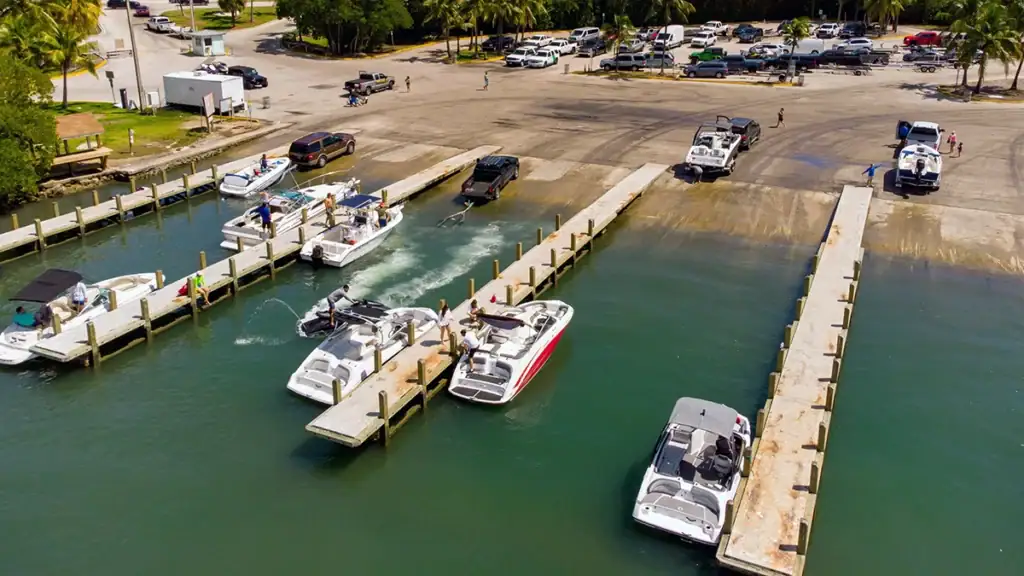 A Florida boat ramp