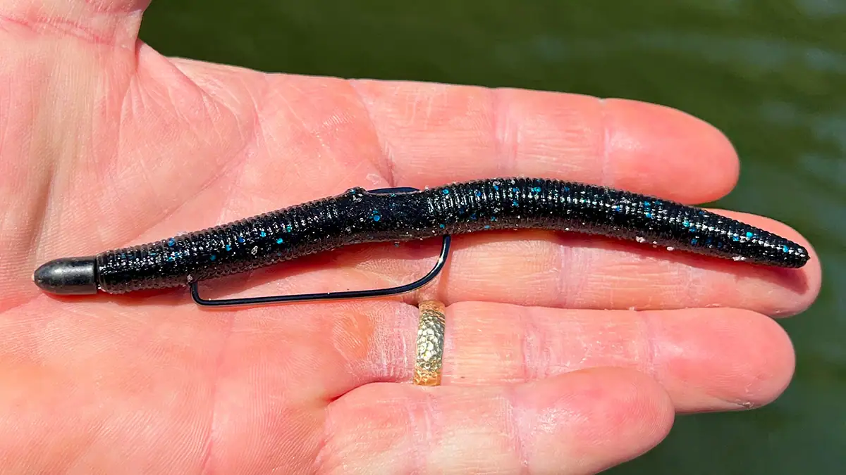 What Lures We're Throwing in June 2026: The Texas Rig.