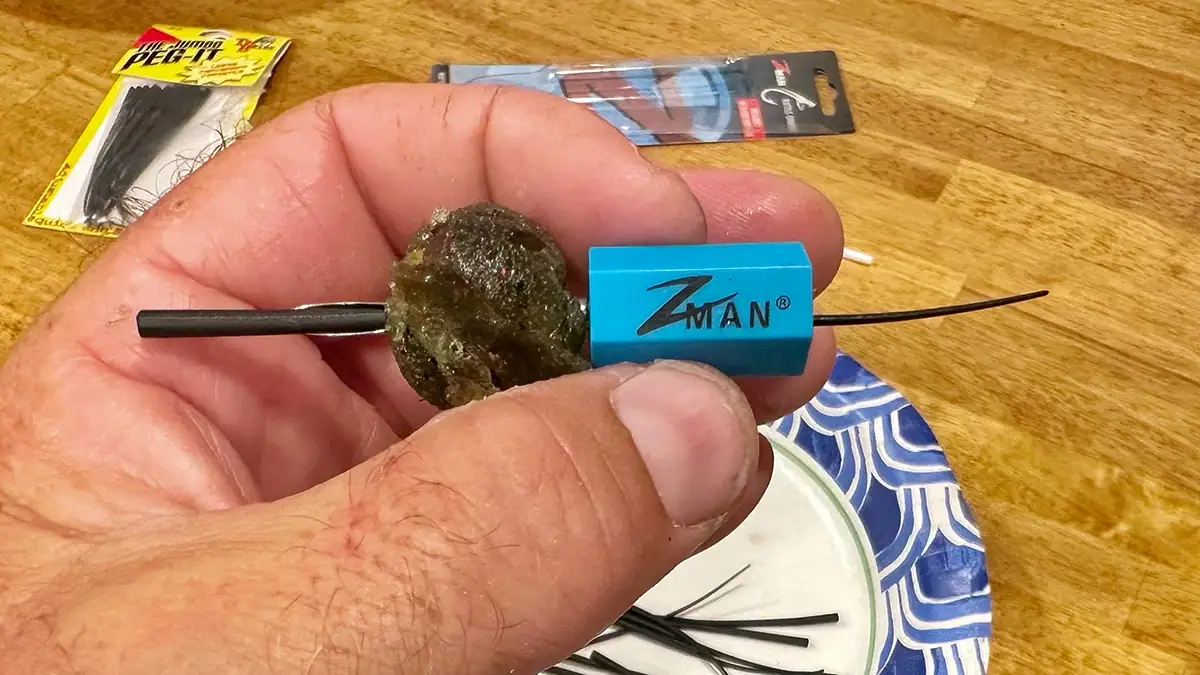 Something like the Z-Man Rattle Snaker Tool will help in making DIY urchin baits.