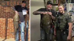 Record 36.2-Pound Flathead Catfish Caught by Visiting Angler Who Doesn’t Eat Fish