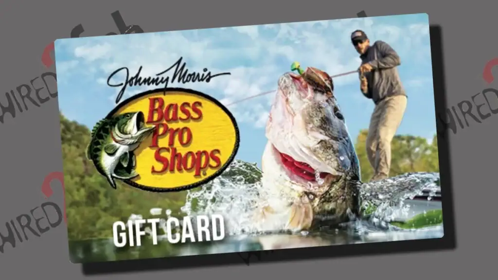 Bass Pro Shops gift card.