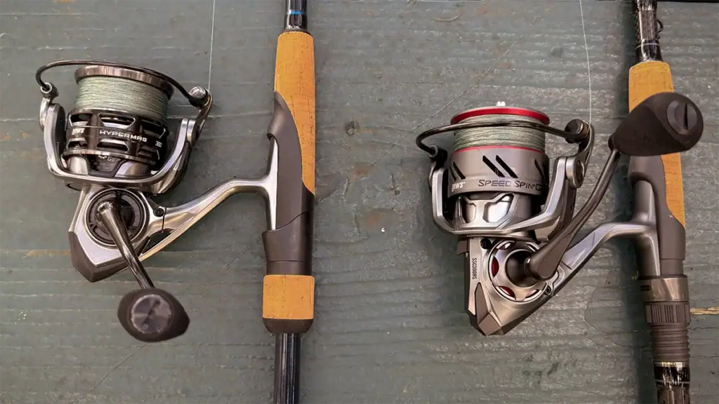 Comparing Lew’s HyperMag Shallow Spool 300 and Speed Spin CRX
