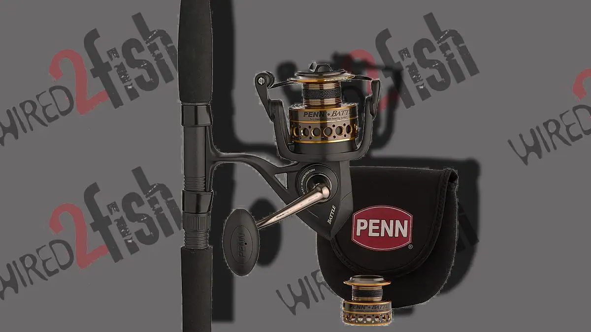 Penn Battle Spinning Reel and Fishing Rod Combo.