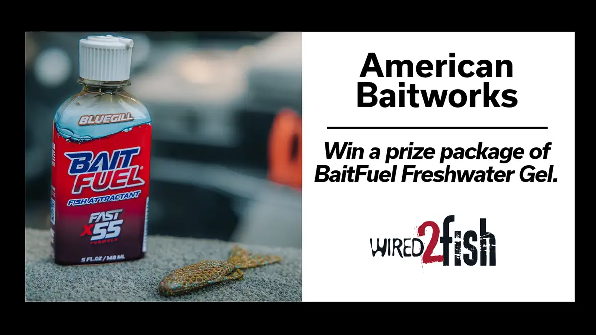 The American Baitworks BaitFuel Freshwater Gel giveaway.