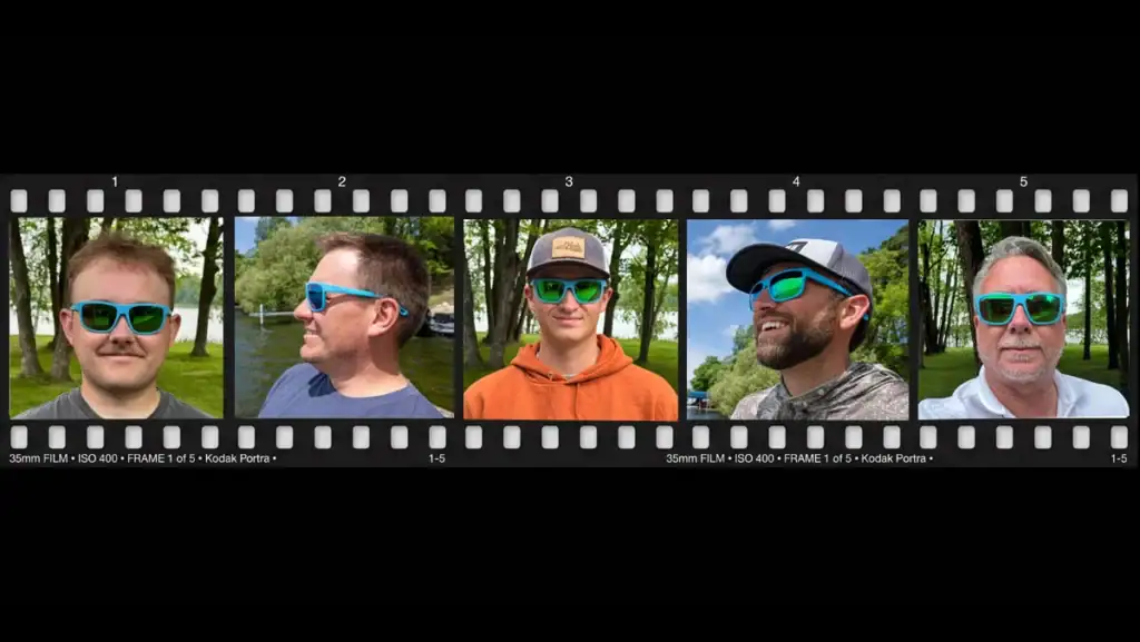 Different anglers try the Hobie Eyewear Hatch Float Limited Edition Sunglasses