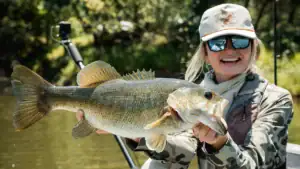 Pro Angler Catches What Appears to Be a Rare Meanmouth Bass