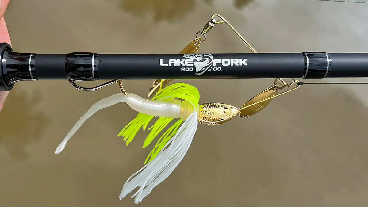 Lake Fork Silver Series bait holder.