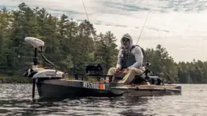 Old Town Sportsman 120 Pro and angler