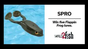 The SPRO Flappin Frog giveaway.