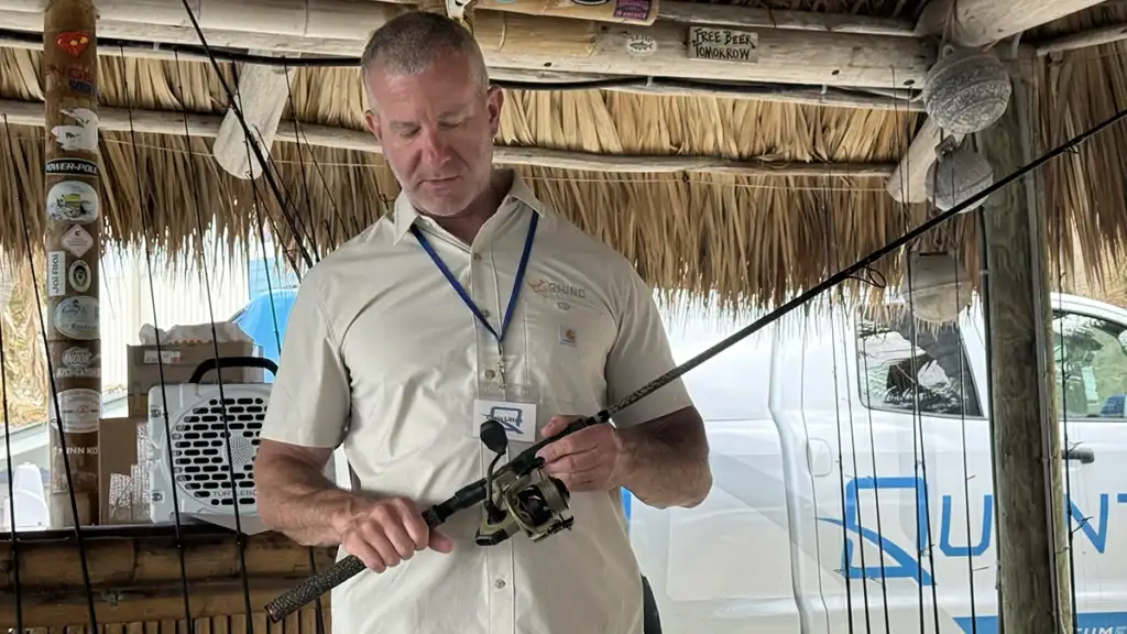 Chris Littau with Zebco Rhino