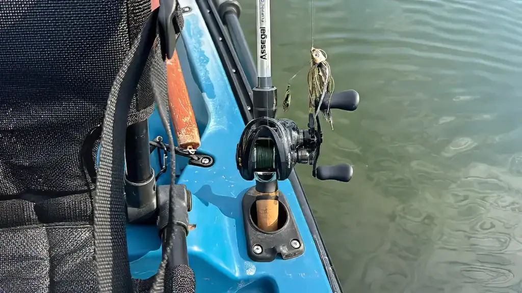 KastKing Al-Ti in rod holder