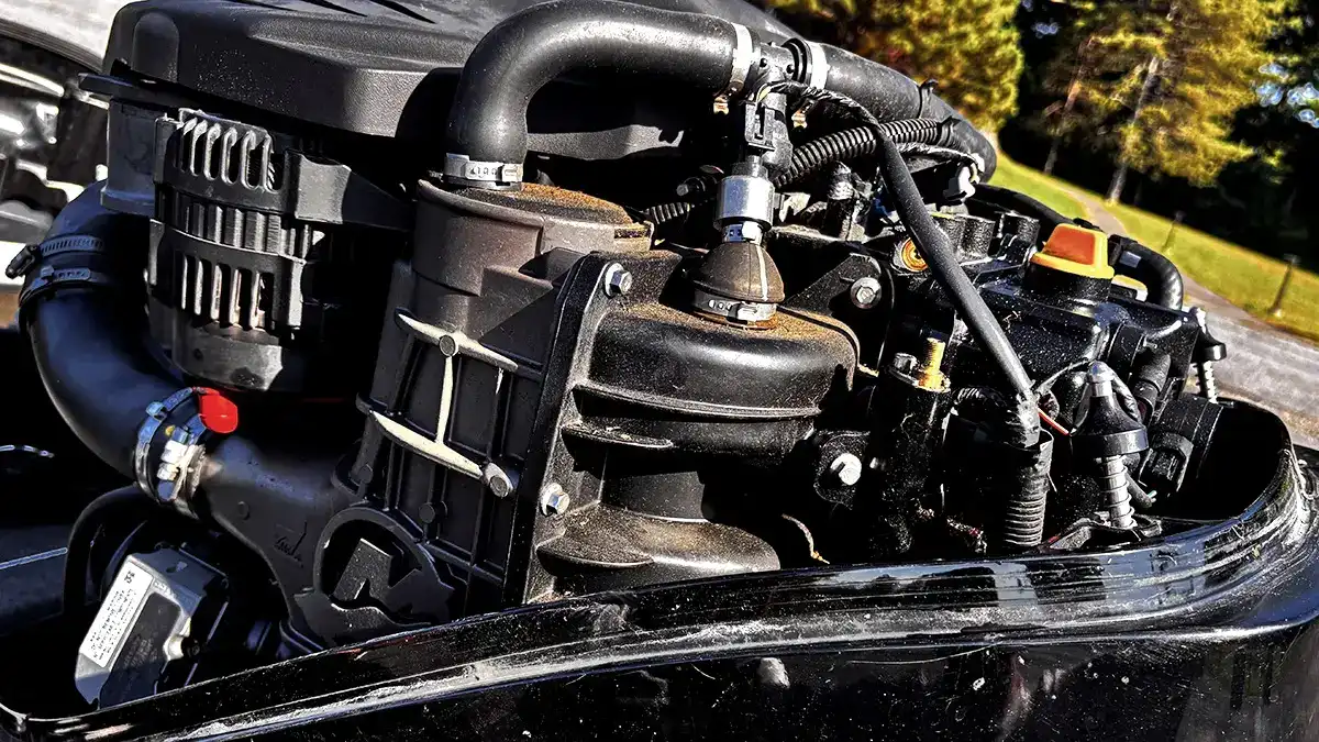 Get a good look at the inner workings when you're buying a used boat.