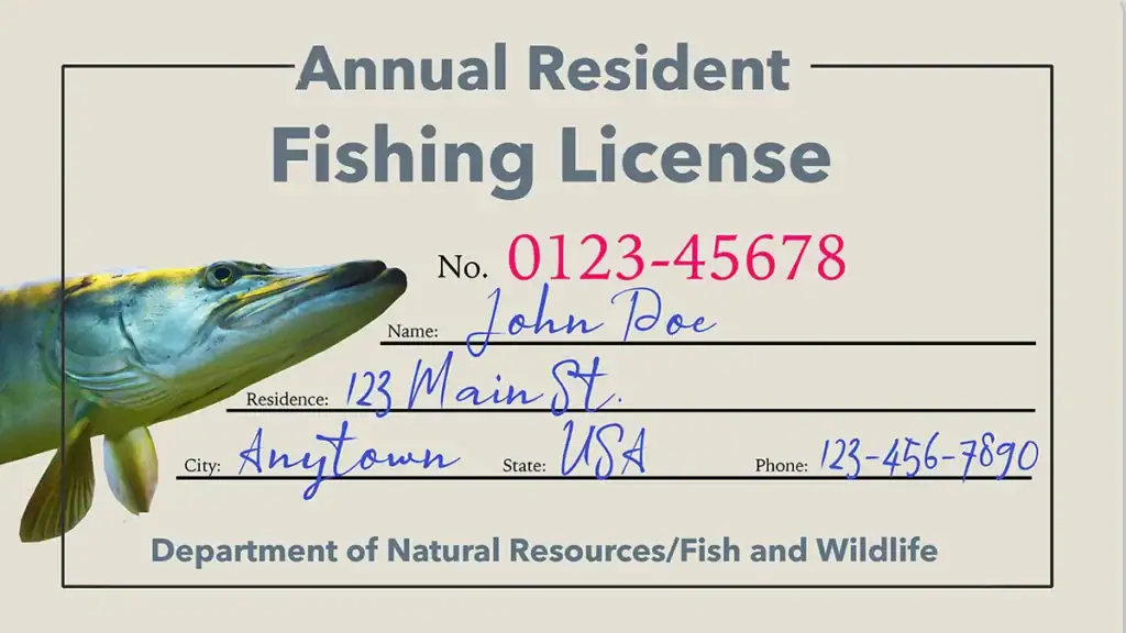 fishing license
