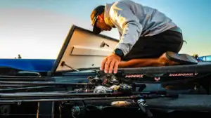 Lead image for op-ed about right-handed and left-handed baitcasting reels.